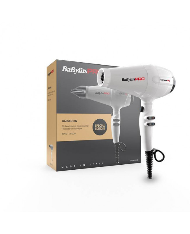 BABYLISS PRO CARUSO-HQ IONIC HAIR DRYER WHITE BAB6970WIE
