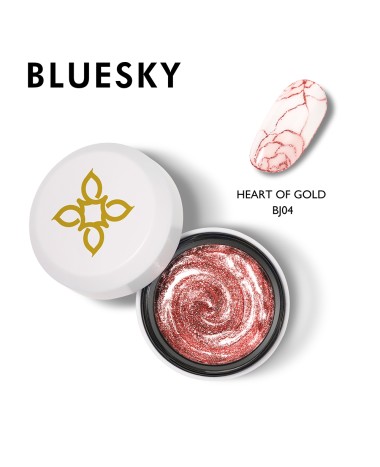 BLUESKY GEL PAINT HEART OF GOLD 8GR