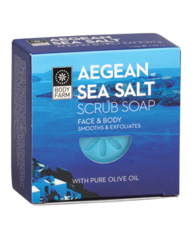 BODYFARM AEGEAN SEA SALT SCRUB SOAP 110G...