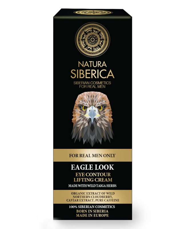 natura siberica men eagle look eye contour lifting cream 30ml