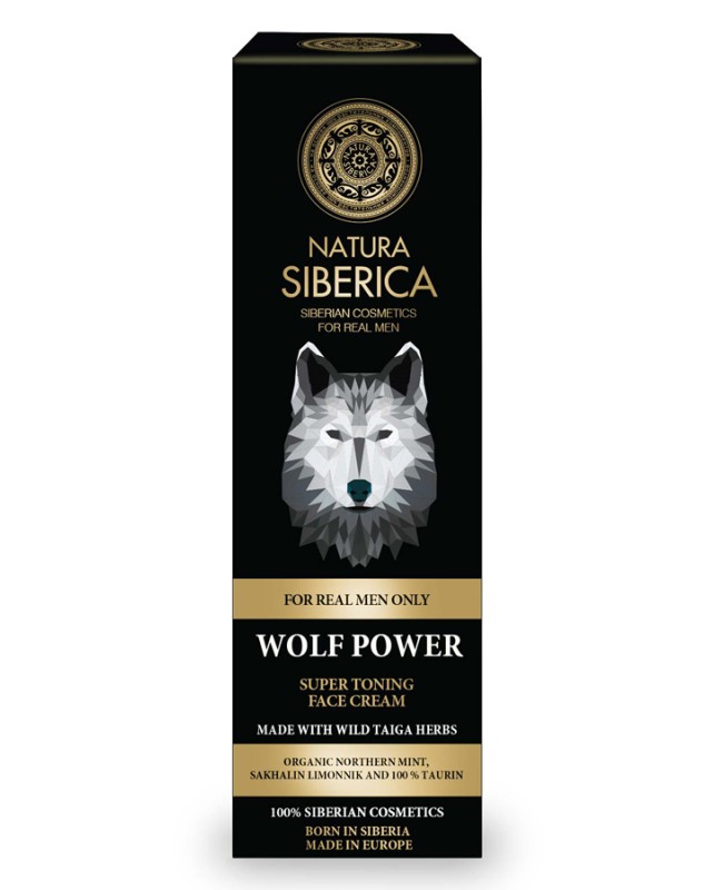 NATURA SIBERICA MEN WOLF POWER SUPER TONING FACE CREAM 50ML