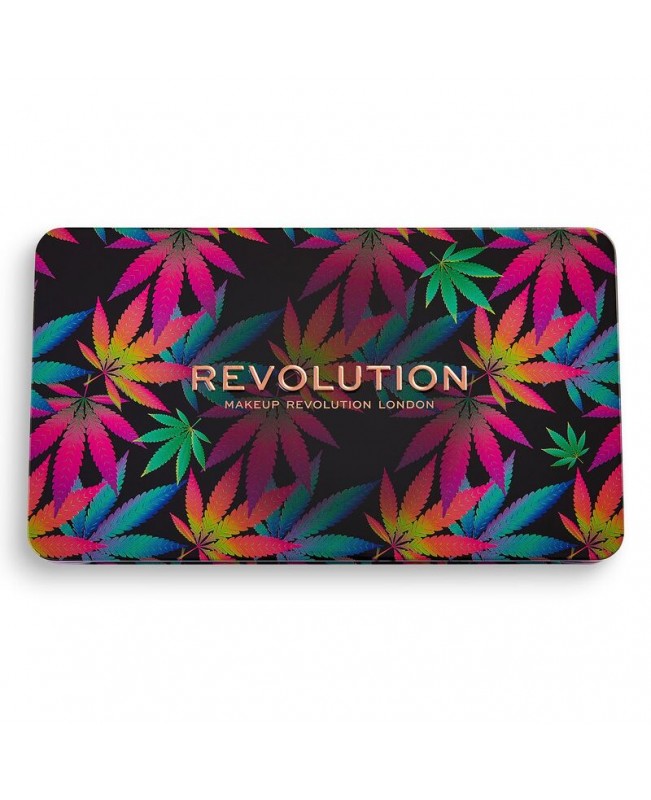 REVOLUTION FOREVER FLAWLESS CHILLED WITH CANNABIS SATIVA EYESHADOW PALETTE