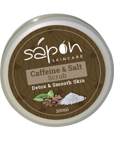 SAPON CAFFEINE & SALT DETOX SCRUB 20...
