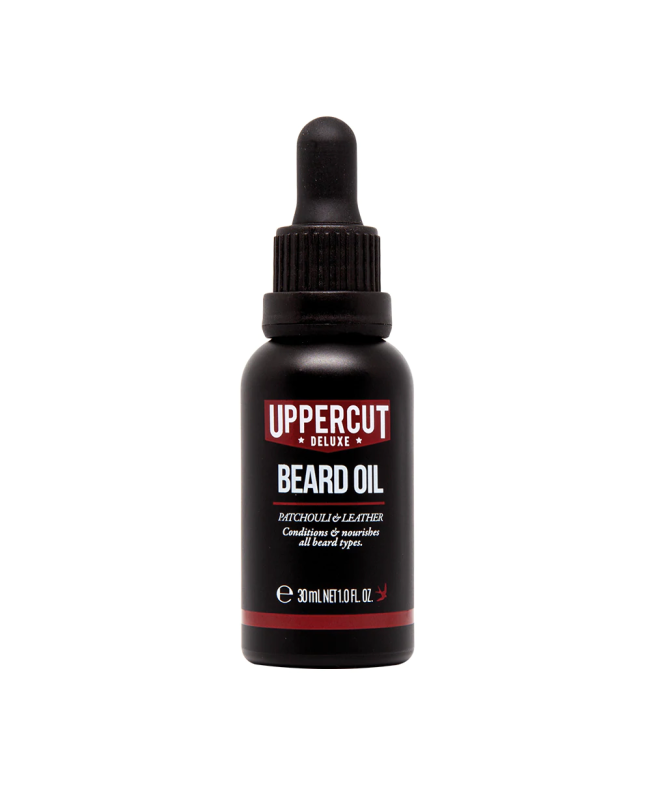 UPPERCUT DELUXE BEARD OIL PATCHOULI AND LEATHER 30ML